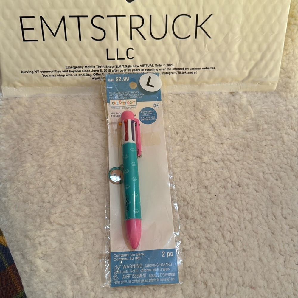 Creatology Multi Color Pen with Puppy Charm